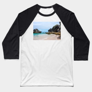 Bermuda Rock and Sea Baseball T-Shirt